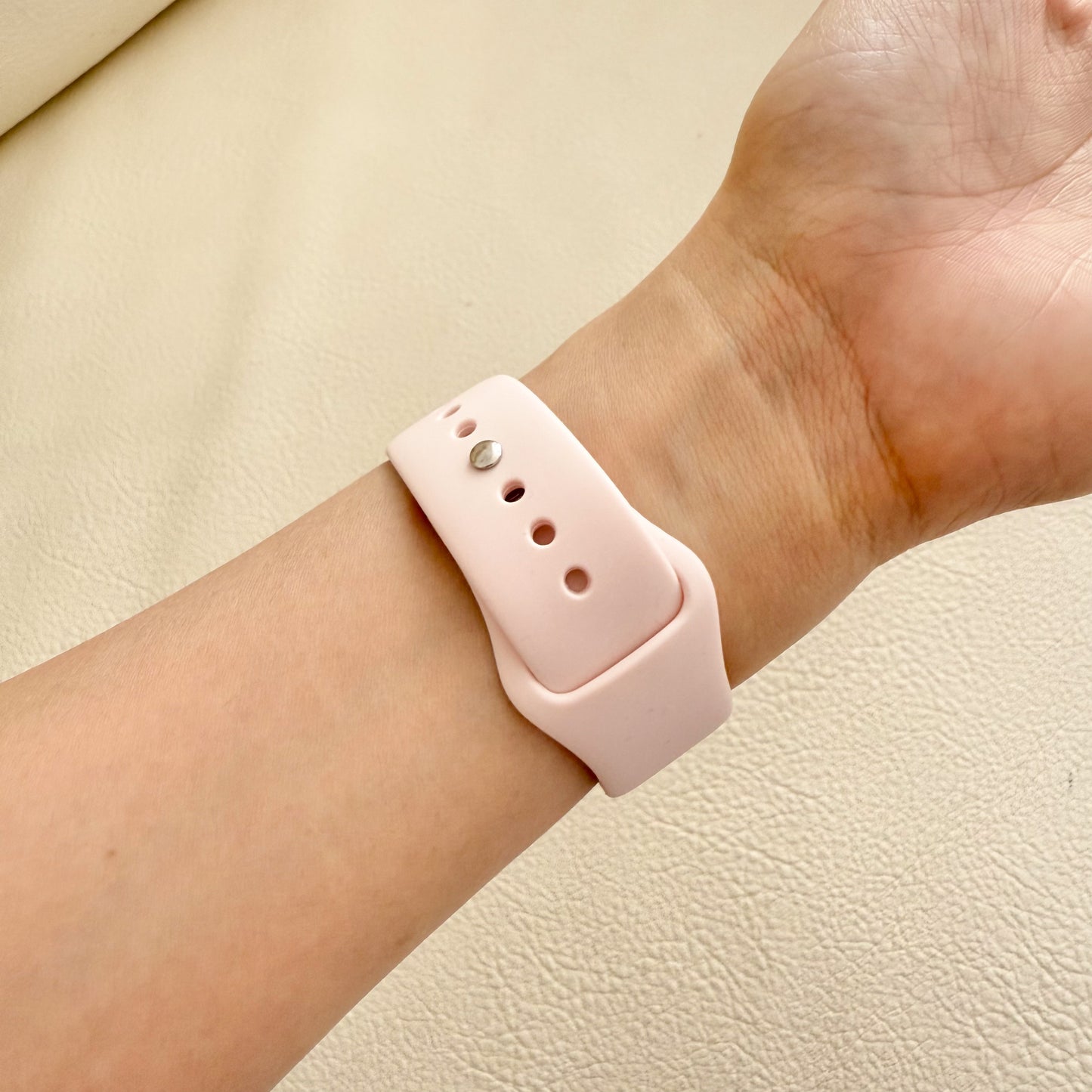 Classic Rubber Knob Apple Watch Band - Pink 342