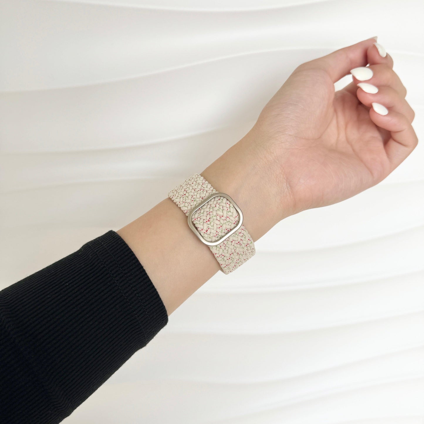 Cloud Nylon Apple Watch Band  - Spotted Stralight