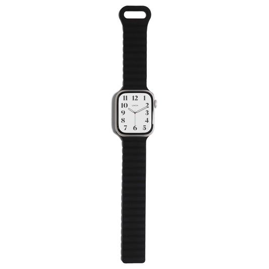 Snap Rubber Apple Watch Band - Black