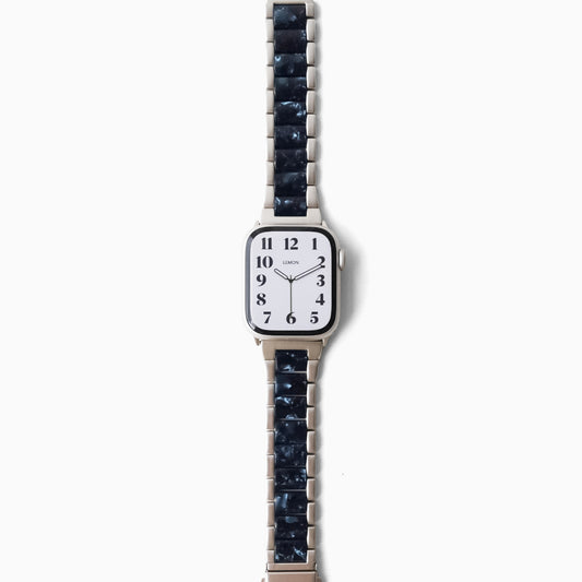 Natural Apple Watch Strap - Midnight Blue