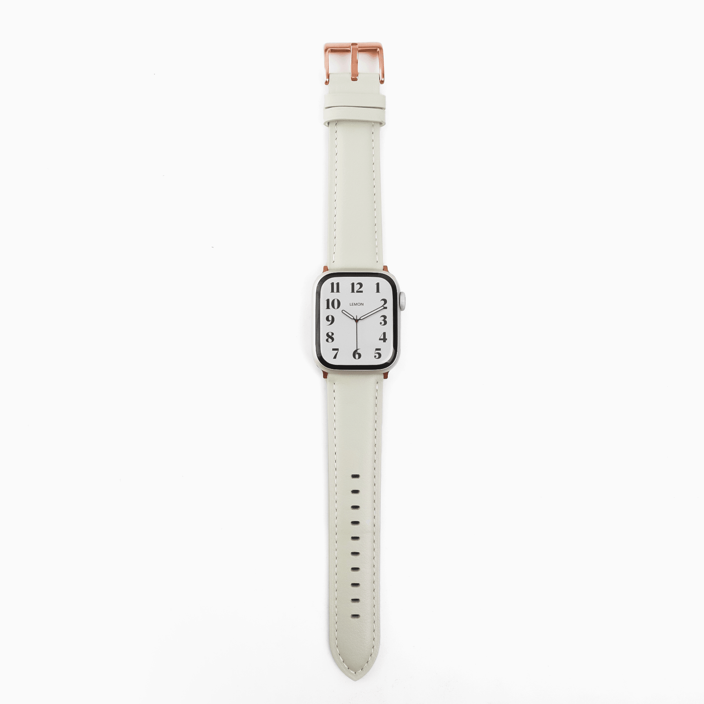 Soft Leather Apple Watch Strap - Starlight