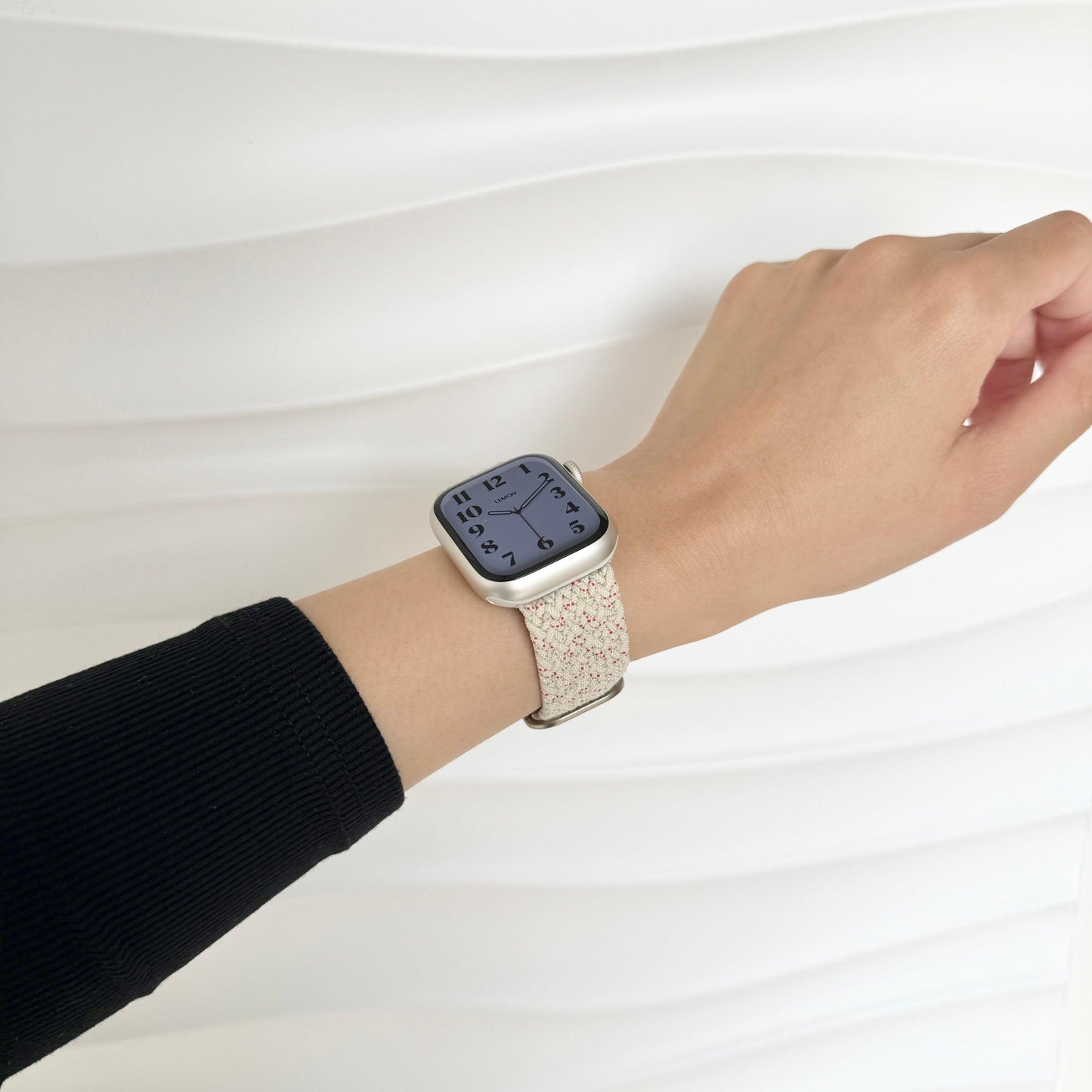 Cloud Nylon Apple Watch Band - Spotted Stralight