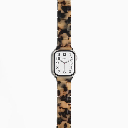 Polly Resin Apple Watch Band - Ivory Tortoiseshell