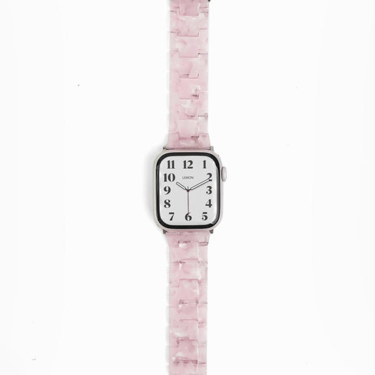 Polly Resin Apple Watch Band - Light Pink