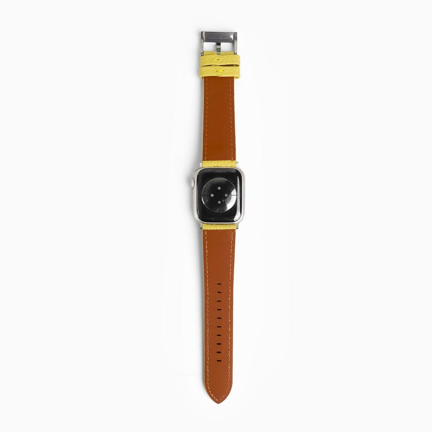 Togo Leather Apple Watch Band - Yellow