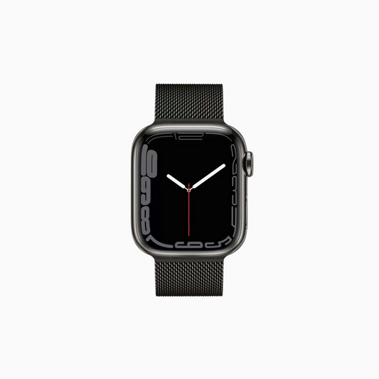 (St-Steel) Milanese Apple Watch Loop - Black