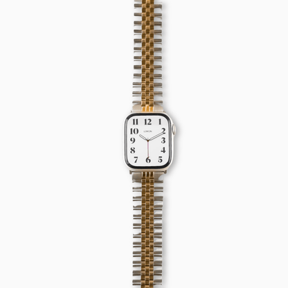 (St-Steel) Jubilee Apple Watch Band - Two Tone