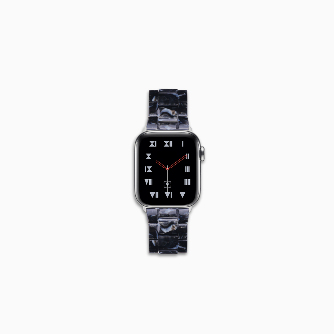Polly Resin Apple Watch Band - Black