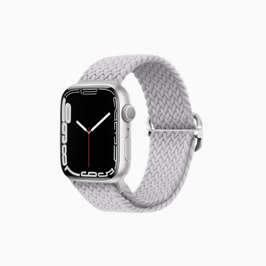 Cloud Nylon Apple Watch Band - Light Grey