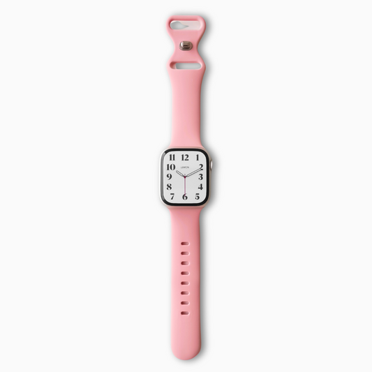 Classic Rubber Knob Apple Watch Band - Vintage Rose