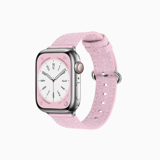 Canvas Apple Watch Band - Pink