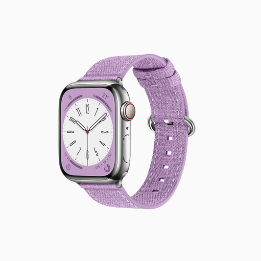 Canvas Apple Watch Band - Purple