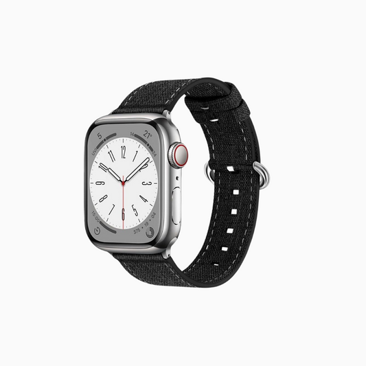 Canvas Apple Watch Band - Black