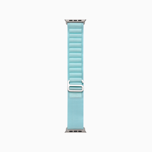 Mountain Nylon Apple Watch Band - Bikini Blue