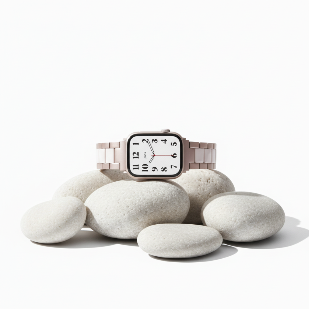 (St-Steel) グローアップルウォッチストラップ - Starlight