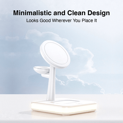 4-in-1 MagSafe Charging Station Dock with Night Light (2 Colors)