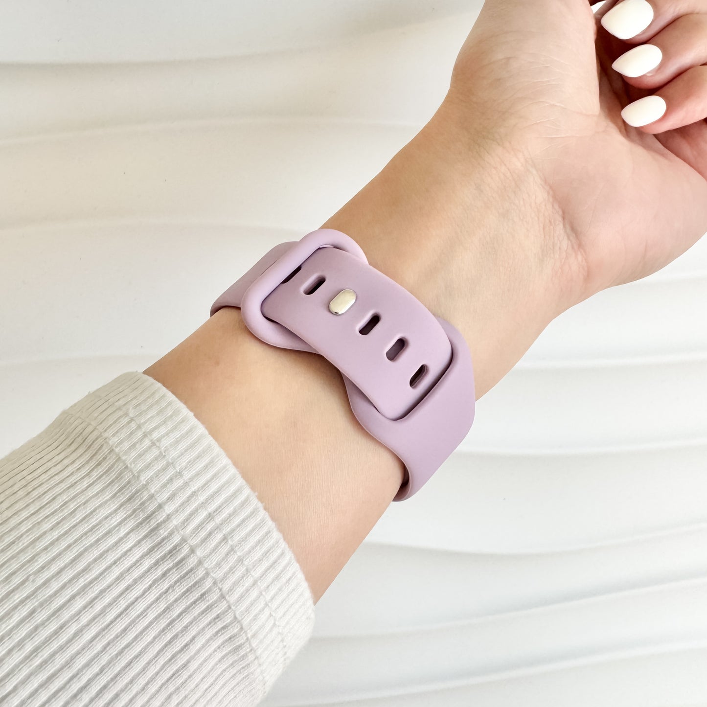 Classic Rubber Knob Apple Watch Band - Lavender