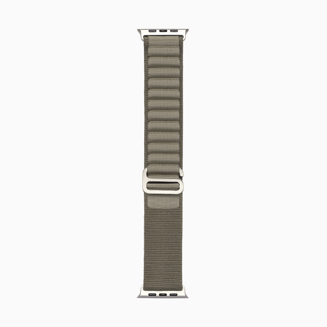 Mountain Nylon Apple Watch Band - Dark Green