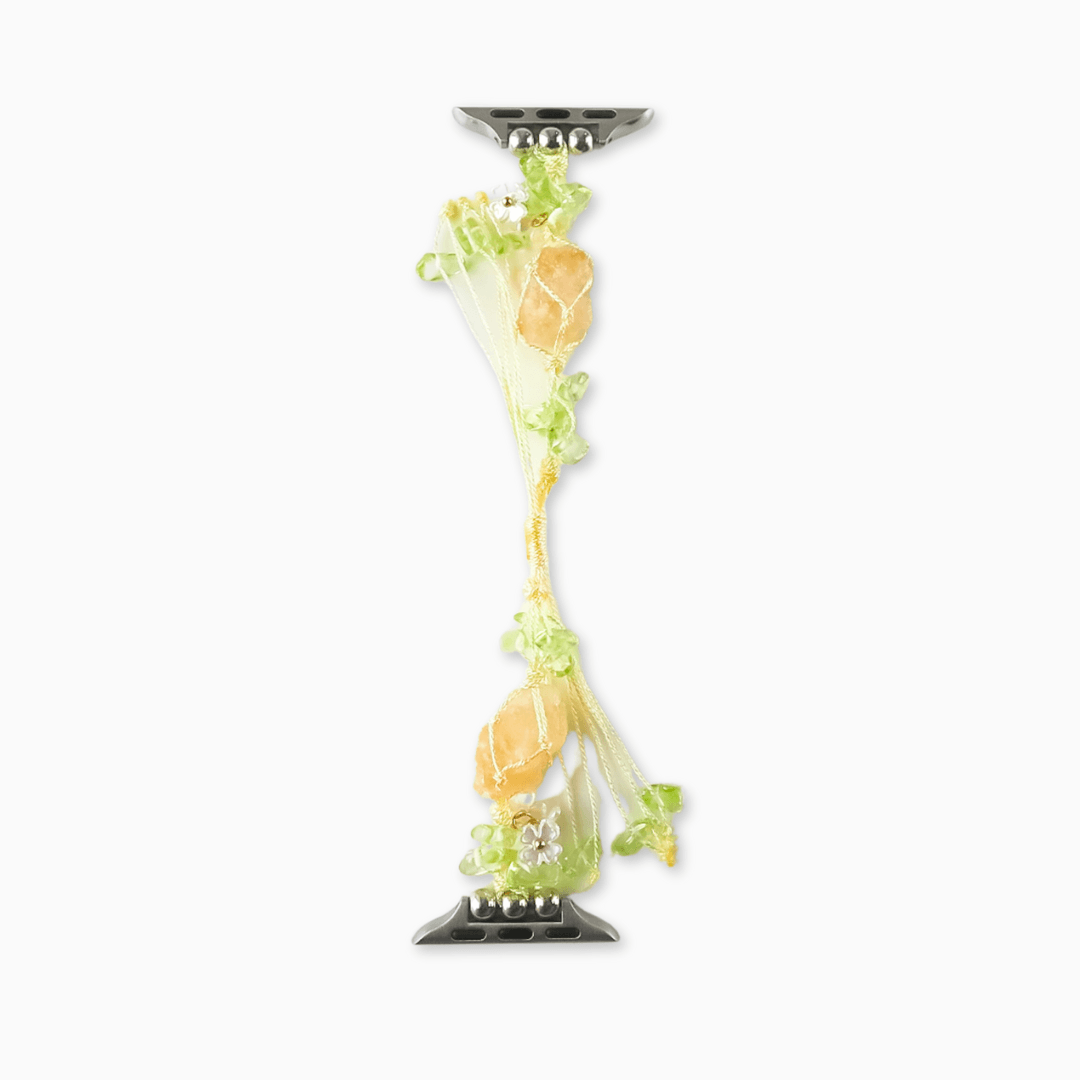 Crystal Stones Lucky Apple Watch Bracelet - Yellow