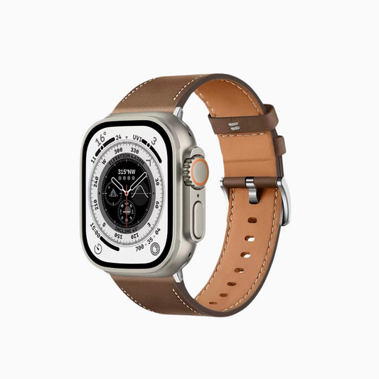 Summit Leather Apple Watch Band - Brown