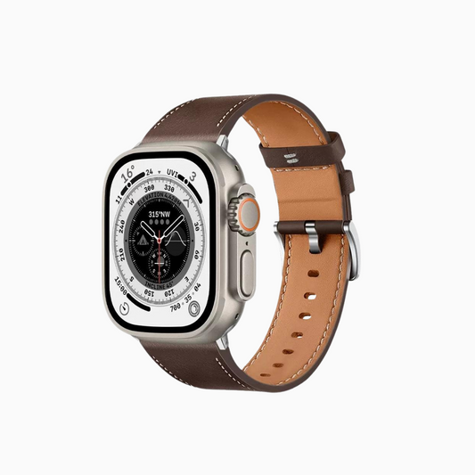 Summit Leather Apple Watch Band - Dark Brown