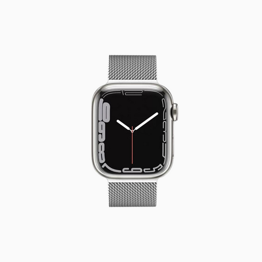 (St-Steel) Milanese Apple Watch Loop - Silver