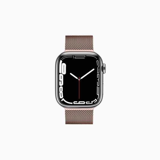 (St-Steel) Milanese Apple Watch Loop - Rose Gold