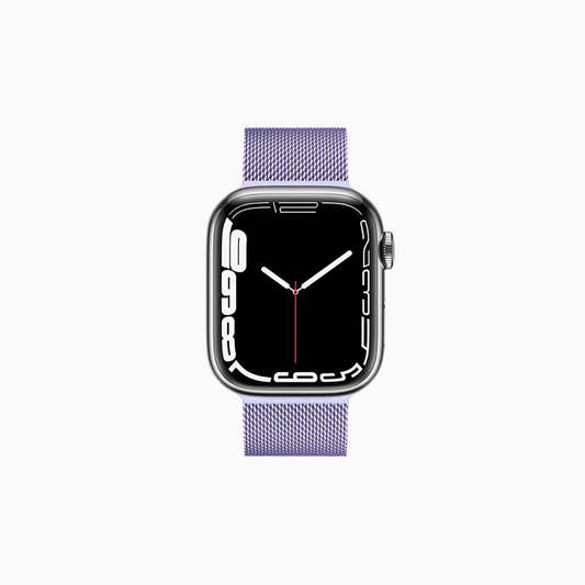 (St-Steel) Milanese Apple Watch Loop - Lavender