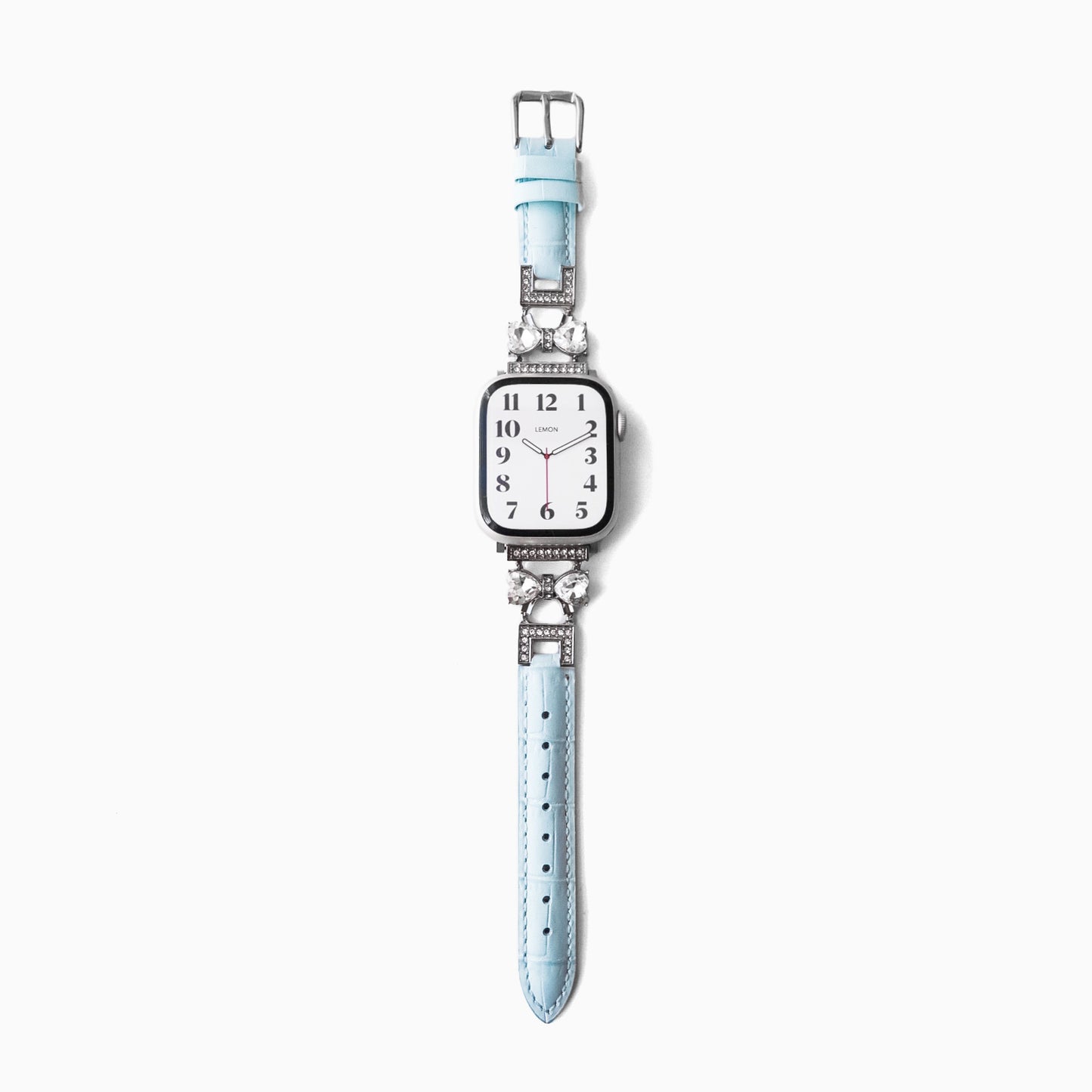 Butterfly Leather Apple Watch Strap - Blue 2