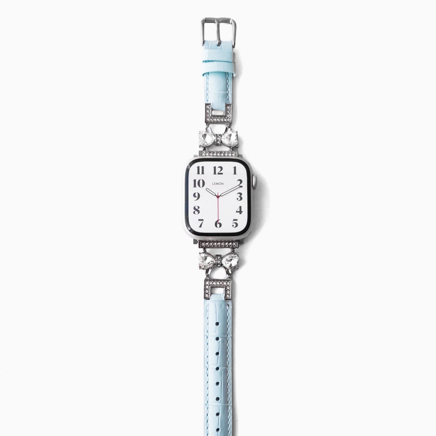 Butterfly Leather Apple Watch Strap - Blue 