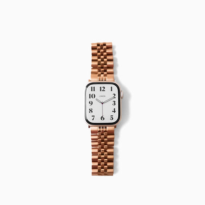 (St-Steel) Jubilee Apple Watch Band - Rose Gold