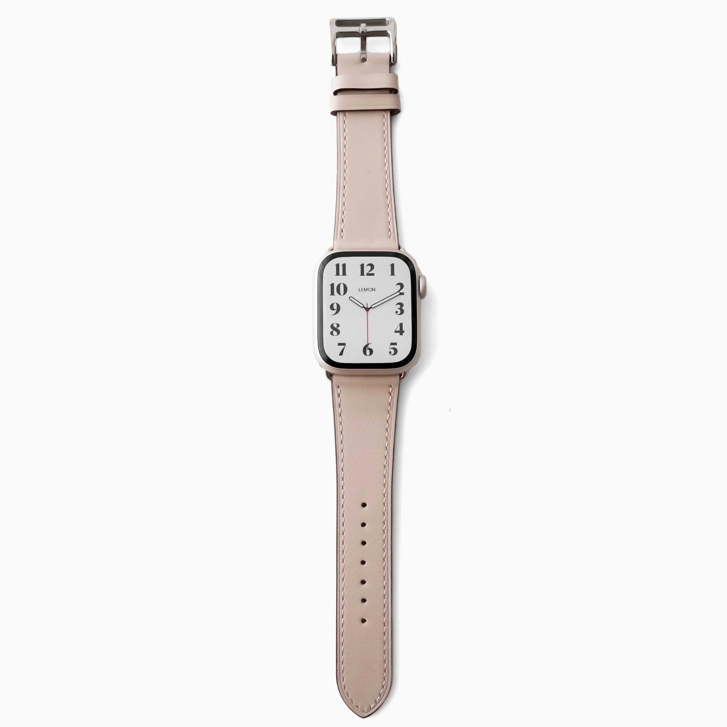 Florence Smooth Leather Apple Watch Strap - Starlight 2