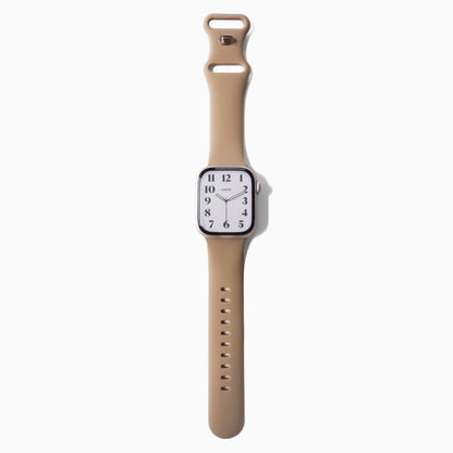 Classic Rubber Knob Apple Watch Band - Milk Tea