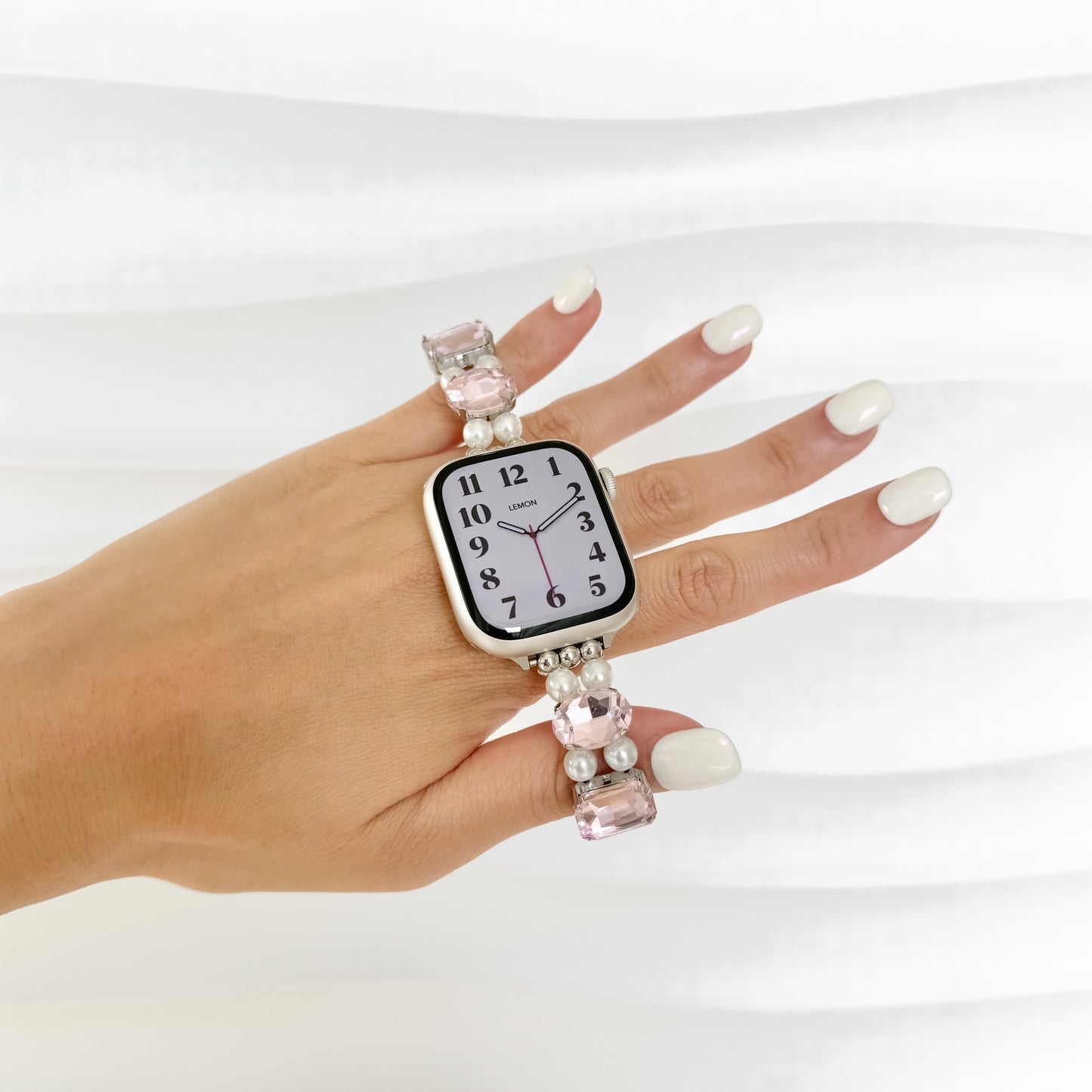 The Grand Apple Watch Bracelet - Pink