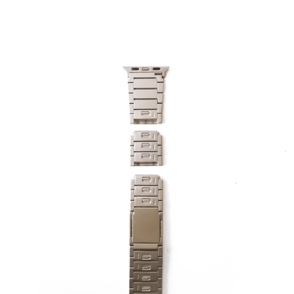 (St-Steel) Magnetic Lock Apple Watch Bracelet - Titanium