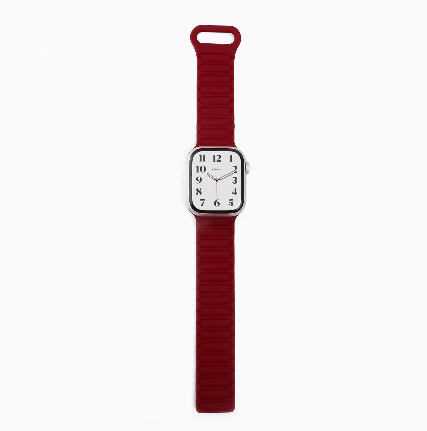 Oyster Magnetic Apple Watch Loop - Wine Red & Pink