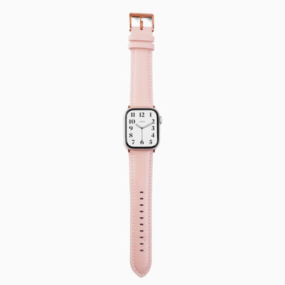 Candy Colored Leather Apple Watch Band - Blush Pink