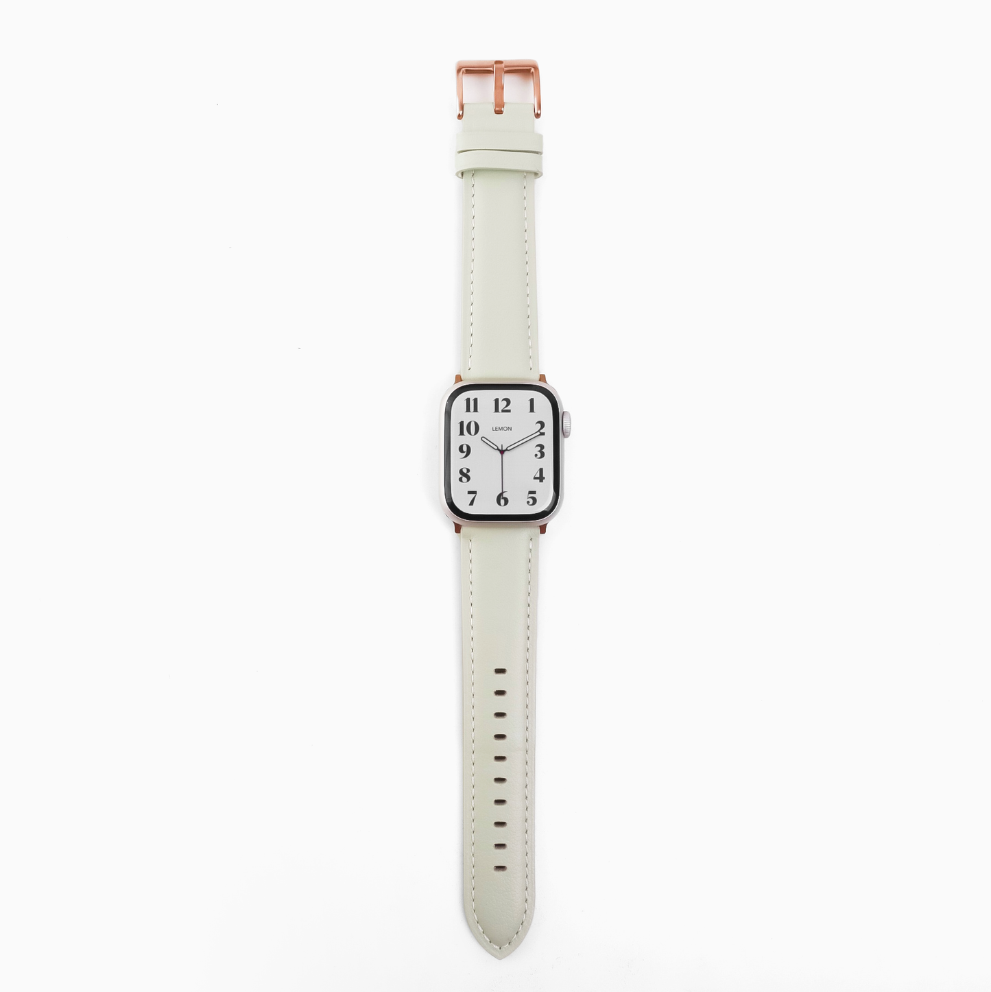 Soft Leather Apple Watch Band - Light Green