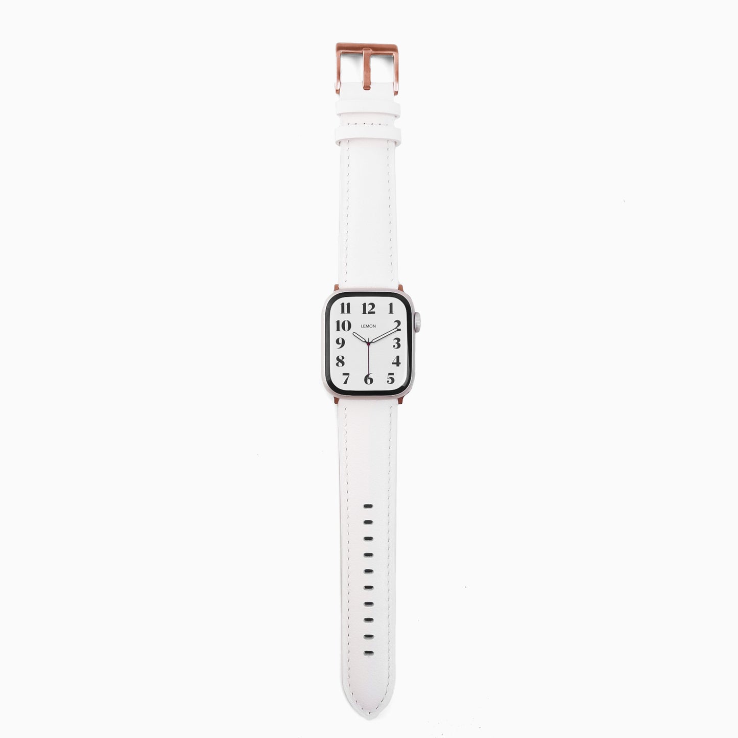 Soft Leather Apple Watch Band - White