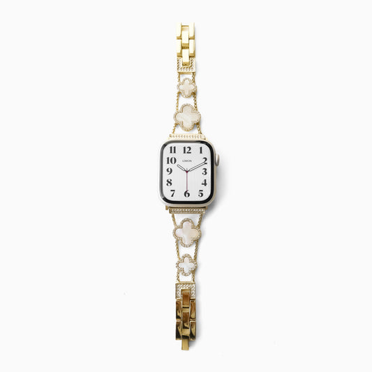 Lucky Clover Apple Watch Bracelet - Gold