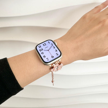 Blush Petal Apple Watch Bracelet - Pink