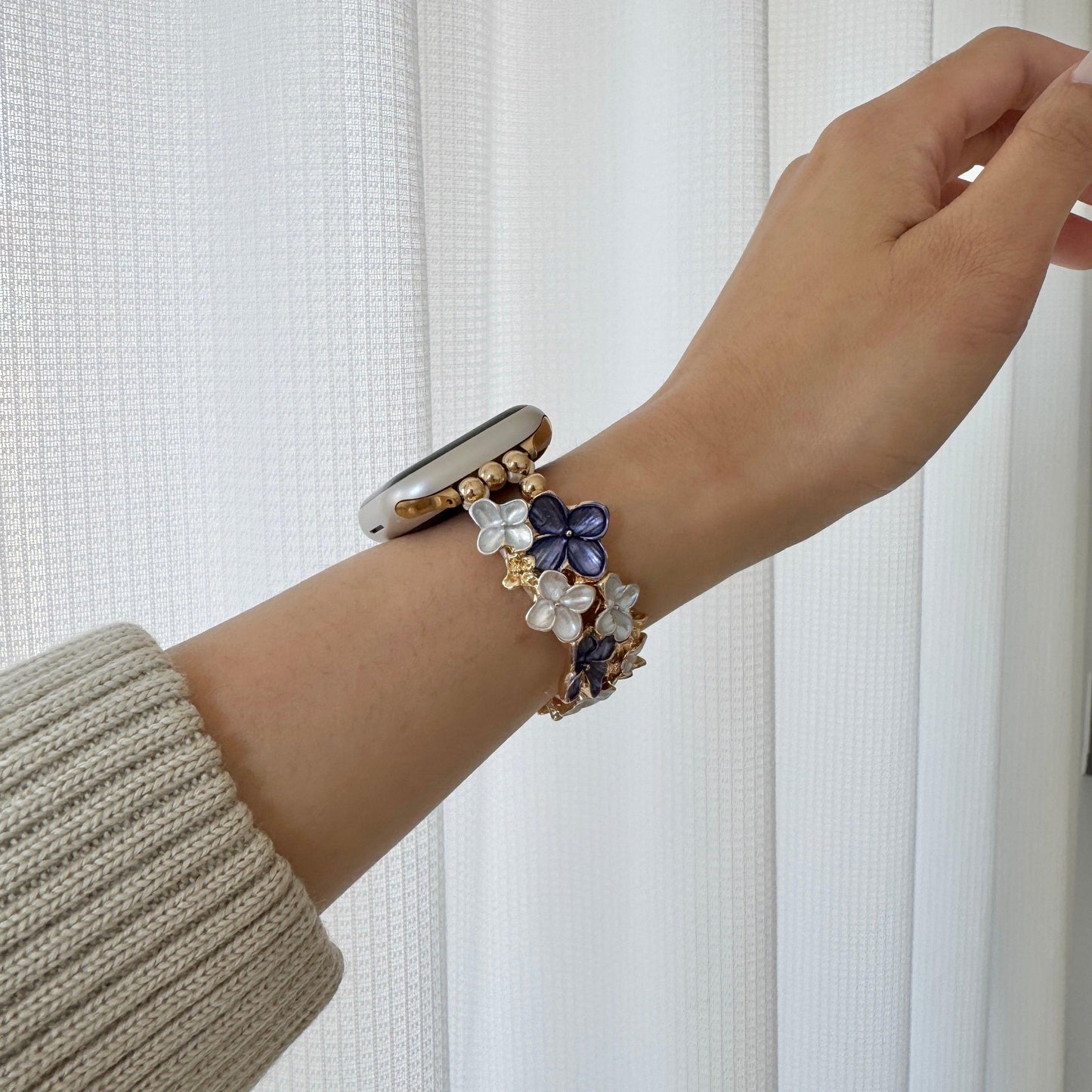 Bloom Apple Watch Bracelet - Blue