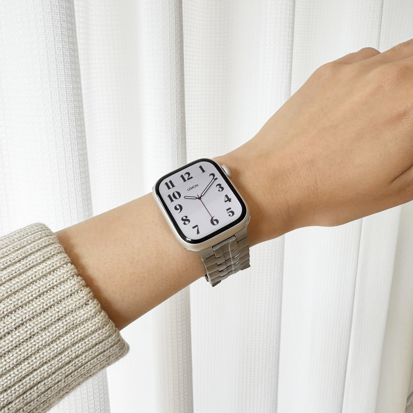 (Titanium) Pure Apple Watch Bracelet - Titanium