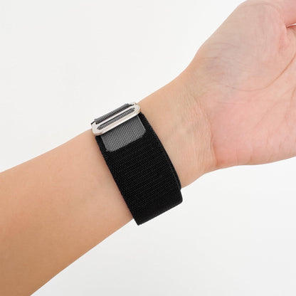 Mountain Nylon Apple Watch Band - Black & Grey