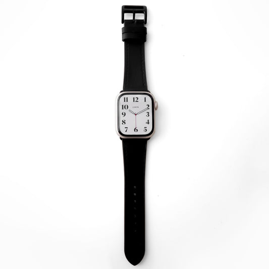 Florence Leather Apple Watch Band - Black