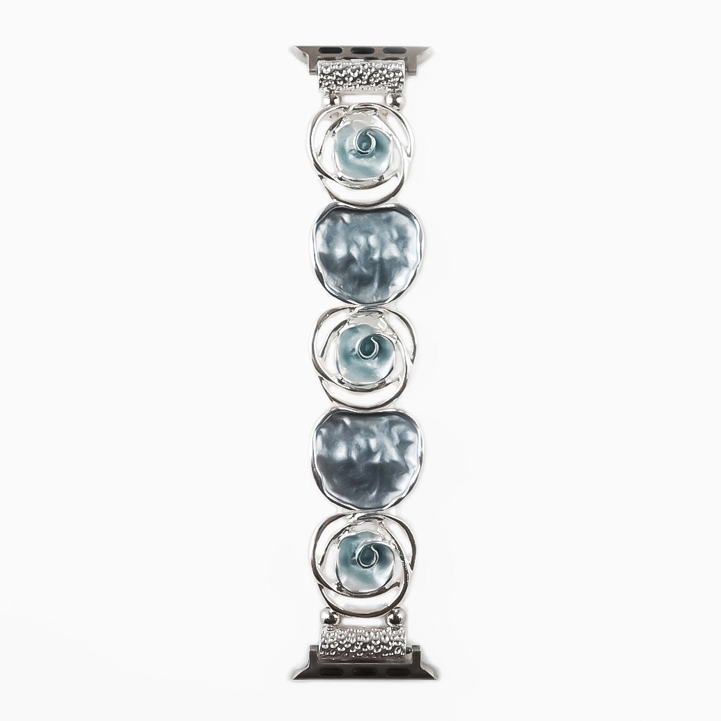 Rosette Apple Watch Bracelet - Ocean Blue