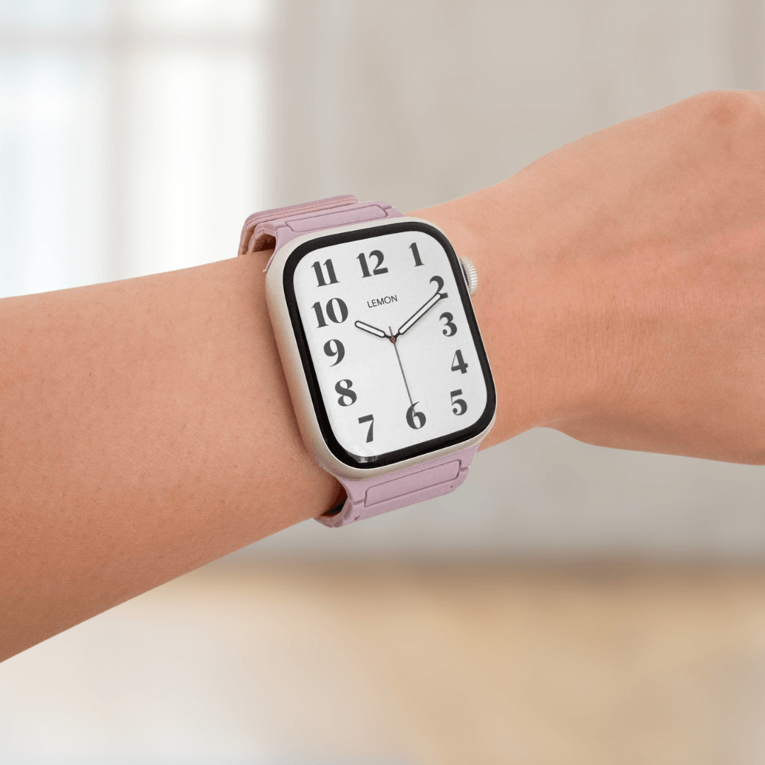 オイスター マグネティック アップル ウォッチ ループ - ライラック