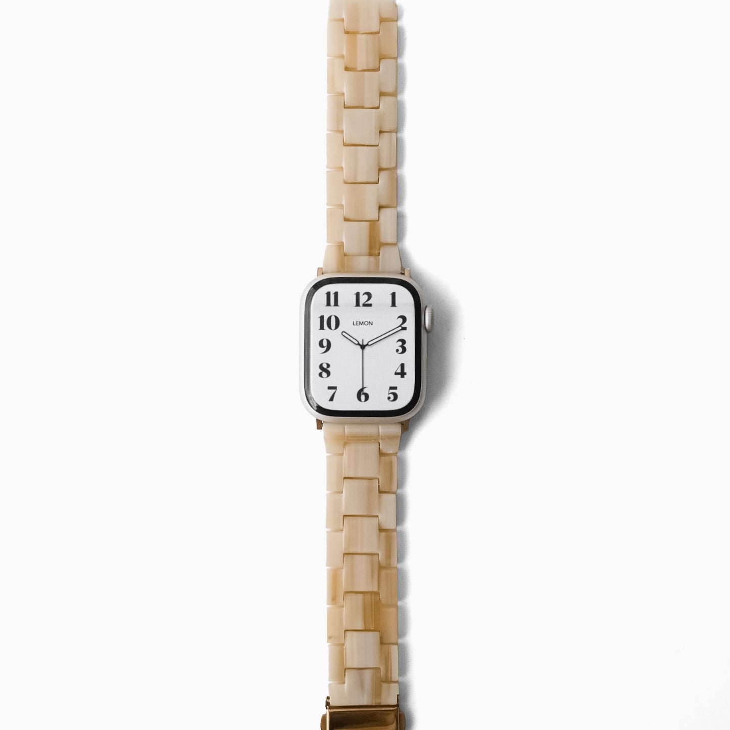 Polly Resin Apple Watch Band - Sand Stripe