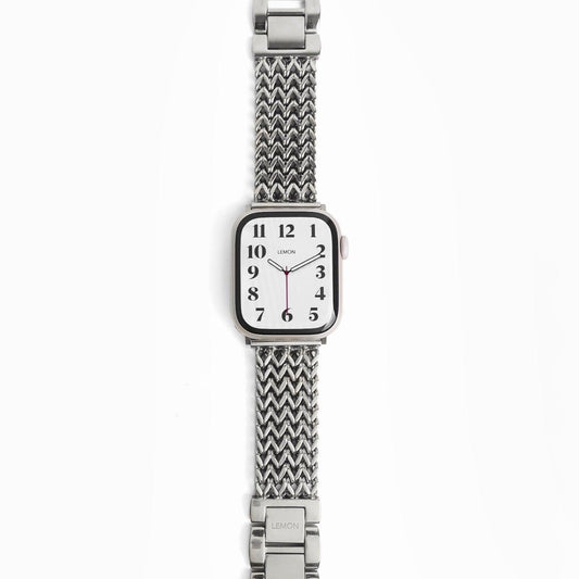 (St-Steel) Infinity Mesh Apple Watch Bracelet - Silver