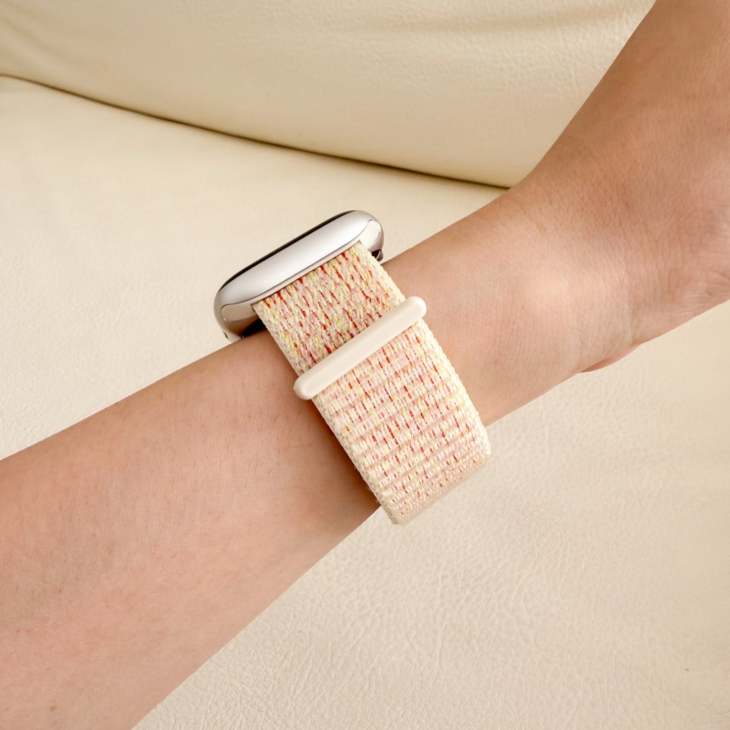 Soft Nylon Apple Watch Loop - Sakura Spring 14